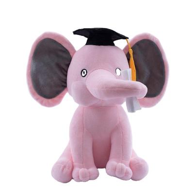 China Plush OEM/ODM Cute Plush PP Cotton Stuffed Baby Elephants Toys With Big Ears Colorful Soft Toy Plush Elephant for sale