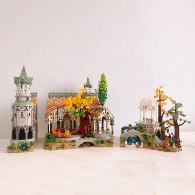 China Construction Toy Movie Assembled Moc Building Block Sets Stacking Toy Compatible 10316 lEgOs Rivendell Castle Lorded of The Rings for sale