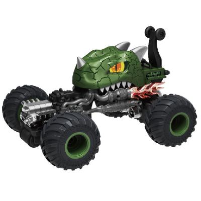 China Auto Return Manufacturer's self-operated new product dump stunt car for boys and girls dinosaur shark charging remote control toy car for sale