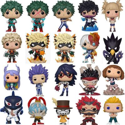 China Cartoon Toy Funk Pop Anime My Hero Academia Character DEKU TSUYU SHOTA AIZAWA ALL MIGHT Cute Vinyl Figure Collection Model Toys for sale