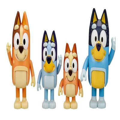 China MODEL TOY Bluey and Friends 4 Bluey and Friends 4 Peripheral Set of Four Action Figure Toys for sale