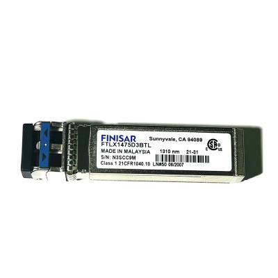 China Ext. Fiber Optic Temp C/F Communication System FTLX1475D3BTL Finisar SFP 10G-LR 10KM Optical Transceiver Module for sale