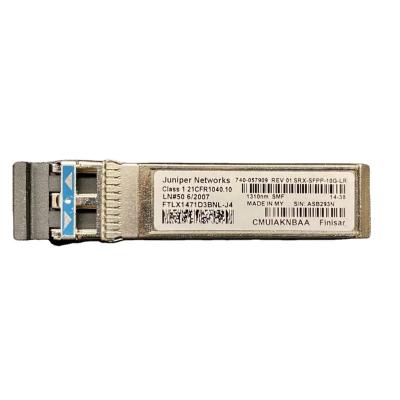 China Communication System C/F JUNIPER SRX-SFPP-10G-LR 10GE SFP LR 10km Fiber Optic Transceiver 740-057909 for sale