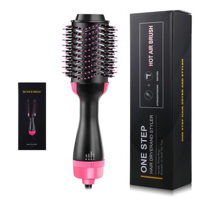 China 2022 Hot Selling Ionic Hair Dryer Brush One Stage Professional Hair Mini Portable Dryer Hair Comb High Quality for sale