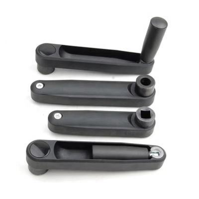 China Matte finish highest quality plastic crank handle 8*63 10*80 12*100 14*125 16*160 for sale