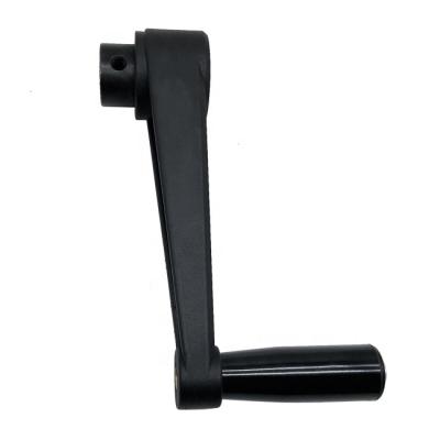 China Matte Finish Round Hole Crank Handle 10*80mm Fastening M6 Screw 8*63mm for sale