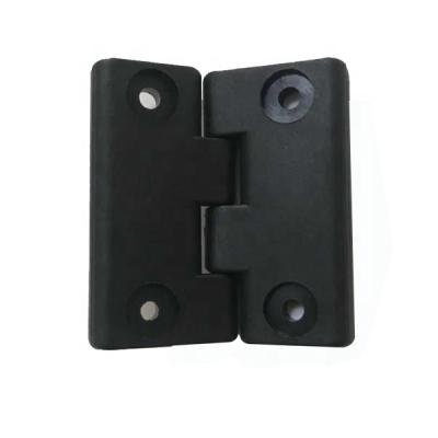 China Matte finish reinforced 28*38 nylon industrial hinge with stainless pin for sale