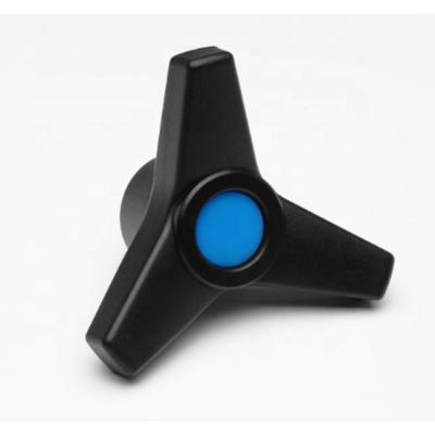 China Matte Finish ABS Plastic Female And Male Knob Lobe Control Reinforced Nylon Handle Knob Triangle Knob for sale