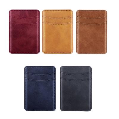 China Shockproof Wholesale Simple Custom Design Magnetic Card Holders PU Leather Wallet For Iphone 15/15Pro Max/14/14 Pro Max/13/12 for sale