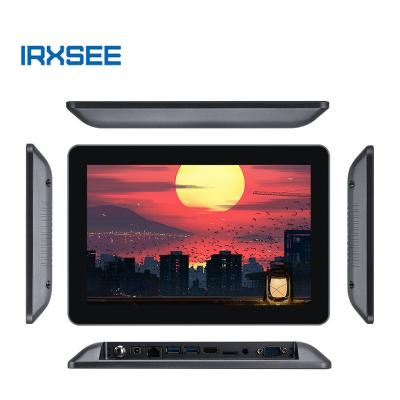 China OEM ODM Aluminum Glass Panel Case+Tempered Wholesale 10 Point Touch Screen 10.1 Inch LCD Display Wall Mount Monitors For Business for sale