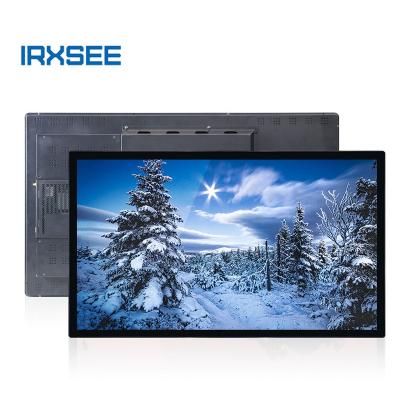 China Aluminum Glass Case+Tempered TV Panel Low Price 1920 x 1080p 43 inch Led Display Industrial Capacitive Touch Screen Monitor for sale