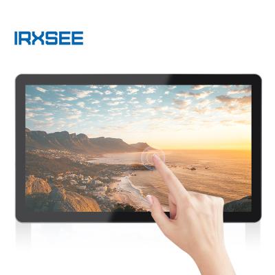 China Metal Case + Tempered Glass Panel 15.6 Inch AIO Industrial Interactive Capacitive Touch Screen PC Wi-Fi USB Rk3588 for sale