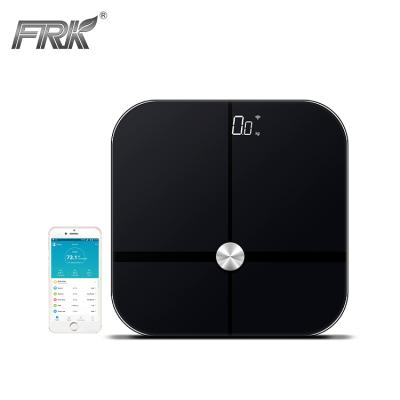 China Smartphone Innovation Design Auto On/Off Body Fat Bmi Smart Wireless Body Fat Scale for sale