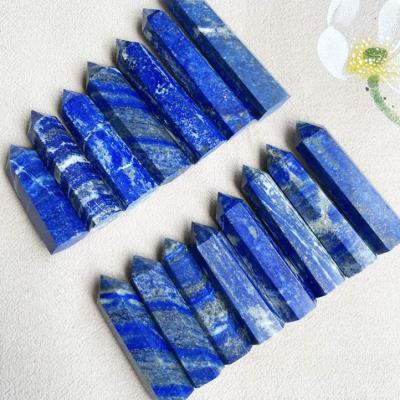 China Europe Natural Healing Stones Blue Lapis Lazuli Towers For Decoration for sale