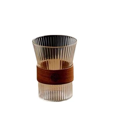 China High Level 310ml Appearance High Level 310ml Coffee Cup Home Sustainable Glass Water Cup Transparent Heat Insulation Mug for sale