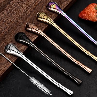 China Modern viable hot sale wholesale stainless steel simple spoon, creative shovel spoon can be customized logo for sale