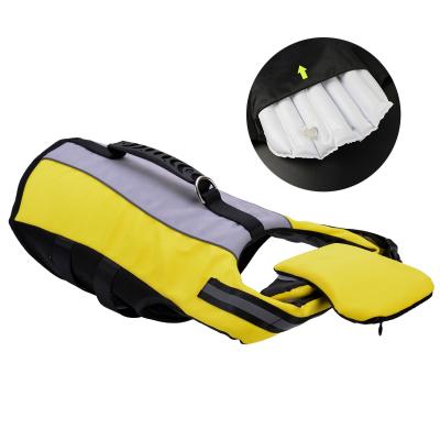 China New Viable Design Custom Dog Life Vest With Panel Foam Swimming For Dogs Swim Life Vest Jacket Safety Pet Bathing Clothes for sale