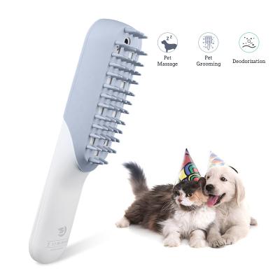 China New Designed Products Viable Cat Dog Pet Deodorant Electric Massage Comb Cleaner Brushes For Dogs for sale