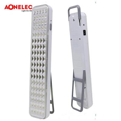 China Whosale popular manufacture selling wall mounted portable IP23 camping 60 led rechargeable emergency light for home for sale