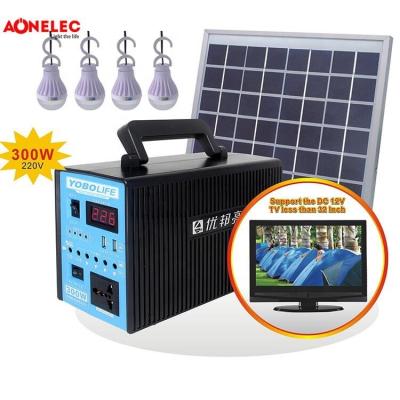 China High quality solar warehouse panel 300w power, portable power solar generator for home use for sale