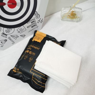 China Mini Compressed Towels Travel Bath Convenient Convenient Disposable Facial Washcloth for sale