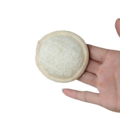 China EXFOLIATE Promotional Customized Exfoliating Loofah Sponge Scrubber Around Makeup Removal Reusable Face Pads Loofah for Men and Women Face for sale