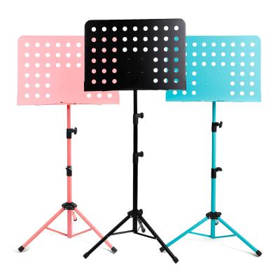 China Makalon Blue+Pink+Black Adjustable Metal Music Notebook Stand Electronic Music Stand 50*34*150cm for sale