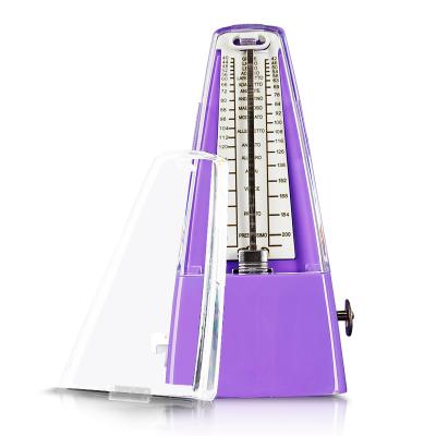 China Guitar Piano Zither Ukulele Another Musical Instrument Digital Acessories Panel OEM Classic Purple Mechanical Scale Metronome for sale