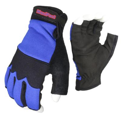 China Anti-impact performance shockproof mechanical tool work breathable gloves en388 for sale