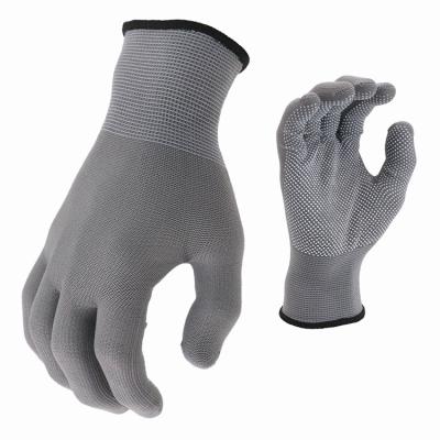 China Breathable 13G Polyester Knitting Breathable Customized Work Garden Gloves for sale