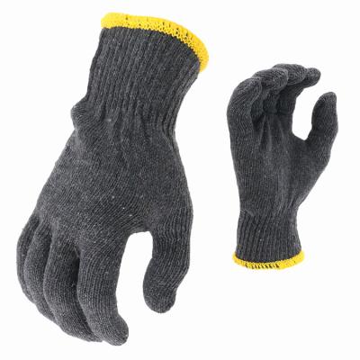 China Breathable Cheap Price Comfort Grip Worker Polyester Cotton Twine Knitted Gloves for sale