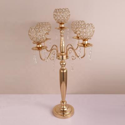 China Weddings 5 ​​arm candlesticks for wedding decoration centerpieces for sale