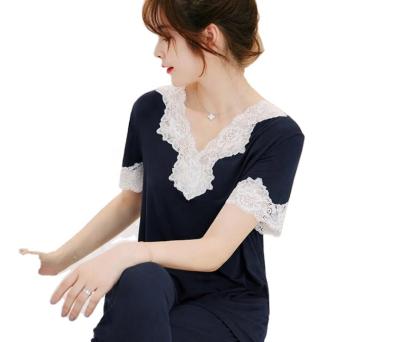 China Cheap Custom Made QUICK DRY Whole Sale Women Lace Up Hot 2020 Fashion Women Sleepwear Pajamas For Women for sale