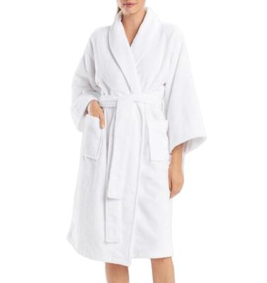 China Warm 100% Cotton Terry Kimono Bath Bobes Spa Thermal Women's Sleepwear Long Long Terry Hotel Womens Robes for sale