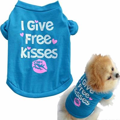 China Sustainable Wholesale Dog Clothes Custom Classic Printed Dog Clothes for sale