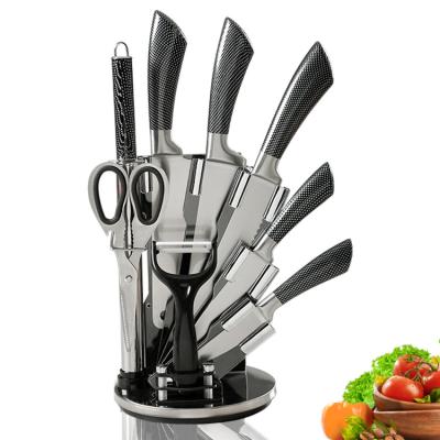 China Viable Wholesale Knife Sets Kitchen Luxury High Quality Steak Blanks Chef Set Sharpen Cooking Utensils Stainless Steel Kitchen Tableware for sale