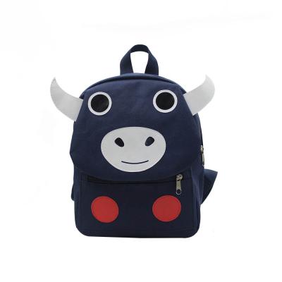 China Wholesale Popular Factory Promotion Girls Boys Anti Theft Cute Cow School Bags Cute Cartoon Kids Backpack Baby Children Toddler Bags for sale