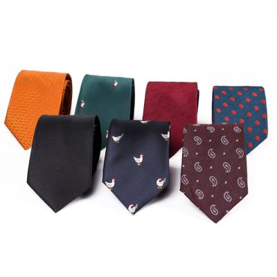 China Fashion Print Design Necktie Fashion Animal Tie For Men Youth Necktie for sale