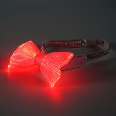 China Self Tie Blinker Light Flashing Electronic Bow Tie For Party Bar Fashion Accessory for sale