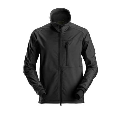 China Long Sleeve Black Shell Sustainable Soft Outdoor Waterproof Work Clothes Windbreaker Warm Casual Jacket for sale