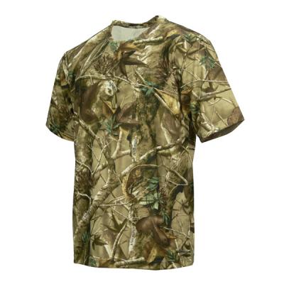 China 100% Polymicro Knit Grid Hunting Camo Shirts, Hunting Camo Clothing With Wicking Function for sale