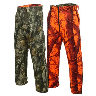 China Belt Loops Multi-Functional Reversible Camo Hunting Pants, 100% Poly Wind-proof Hunting Camo Shirts for sale