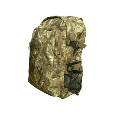 China Camo Fishing Backbag With Water-proof Coating, 100% polyester Oxford Camo Passion Camo Hunting Backpack for sale