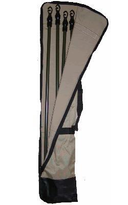 China Heavy Duty Polyester 120cm x 22cm Hide Pole Bag, Waterproof Adjustable Strap Hunting Tent Blinds With Zip for sale