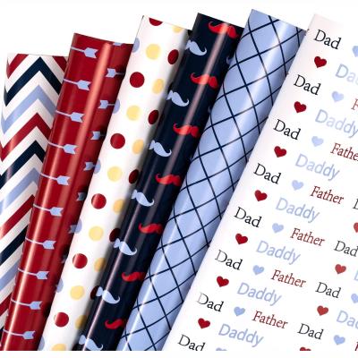 China Father's Day Theme Wrapping Paper Sheet for sale