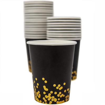 China PACK 9 oz gold foil cup pack of 10 for new year party for sale