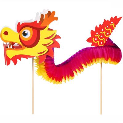 China Dragon Pick of PAPER CHINESE PAPER, New Year DIY Handmade Craft of Traditional Chinese for Kids, Full of Funny for sale