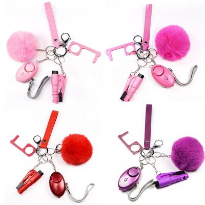 China Wholesale Women Protective Self Defense Mini Products Self Defense Keychain Personal Set From USA for sale