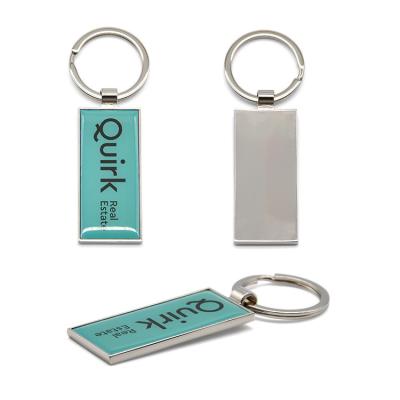 China All epoxy custom metal resin key chain with your logo for sale