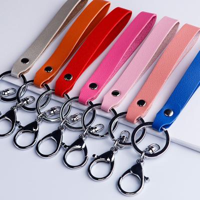 China World Amazon Hot Sales Premium PU Leather Key Chain for sale